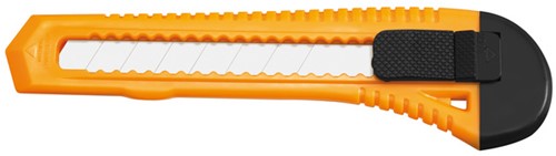 Snijmes Westcott Office 18mm met schuifsluiting oranje