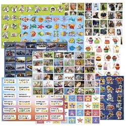 Belongingsstickermix De Stulp assorti