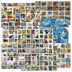Belongingsstickermix De Stulp thema dieren assorti
