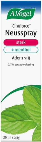 Neusspray A. Vogel Cinuforce menthol extra forte