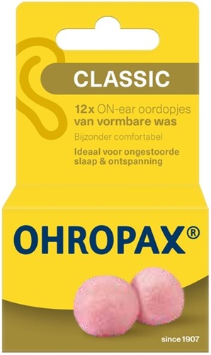 Oordopjes Ohropax Classic 12 stuks