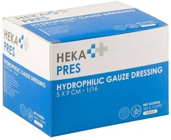 Kompres Hekapres hydrofiel 5x8,5cm steriel