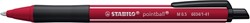 Balpen STABILO pointball Wildflower medium bordeaux