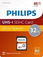 Geheugenkaart Philips Ultra Speed SDHC Class 10 UHS-I U1 32GB