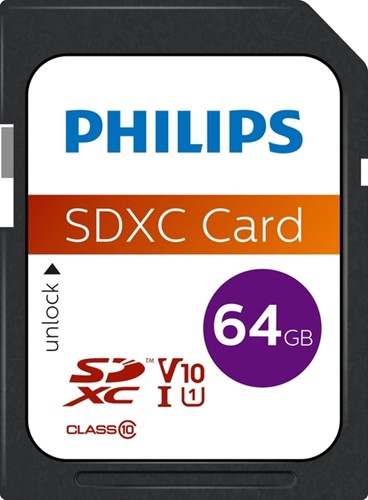 Geheugenkaart Philips Ultra Speed SDXC Class 10 UHS-I U1 64GB-2