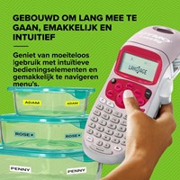Labelprinter Dymo LetraTag 100H draagbaar abc 12mm roze-1