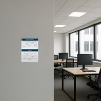 Posterhouder Europel zelfklevend A5 staand 5 stuks-6