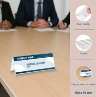 Tafelnaambord Europel A6 gevouwen 10 stuks-3