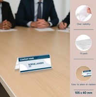 Tafelnaambord Europel A7 gevouwen 10 stuks-3