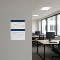 Posterhouder Europel zelfklevend A4 staand 5 stuks-6