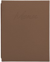 Menukaart Securit Signature A4 bruin-2