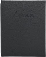 Menukaart Securit Signature A4 zwart-2