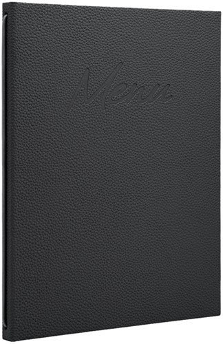 Menukaart Securit Signature A4 zwart-3