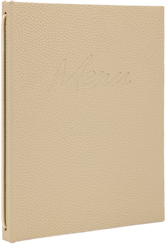 Menukaart Securit Signature A5 zand-3
