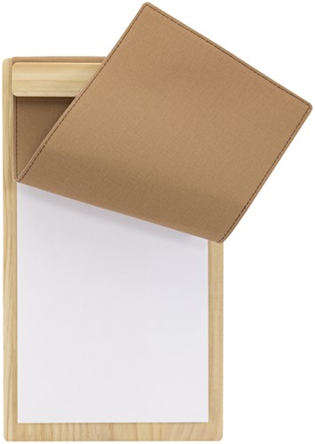 Menukaart Securit Signature klembord A45 licht hout bruin-3