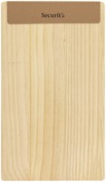 Menukaart Securit Signature klembord A45 licht hout bruin-1