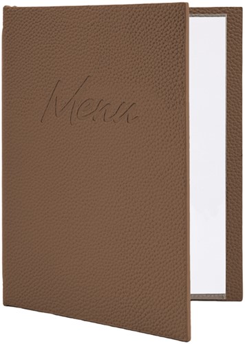 Menukaart Securit Signature A5 bruin