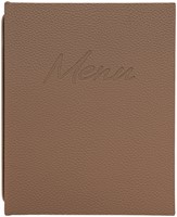 Menukaart Securit Signature A5 bruin-2