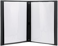 Menukaart Securit Signature A5 zwart-1