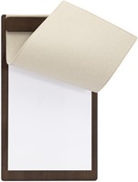 Menukaart Securit Signature klembord A45 donker hout grijs-3