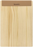 Menukaart Securit Signature klembord A4 licht hout bruin-1