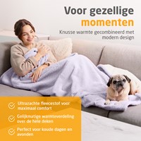 Knuffelwarmtedeken Medisana HB 418 lila-3