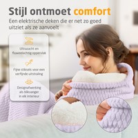 Knuffelwarmtedeken Medisana HB 418 lila-5