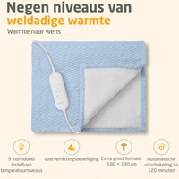Knuffelwarmtedeken Medisana HB 415 blauw-2