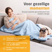 Knuffelwarmtedeken Medisana HB 415 blauw-3