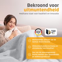 Knuffelwarmtedeken Medisana HB 416 grijs-6