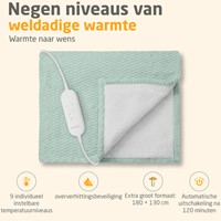 Knuffelwarmtedeken Medisana HB 417 groen-2