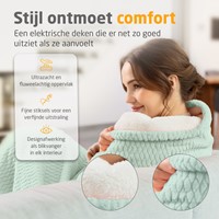Knuffelwarmtedeken Medisana HB 417 groen-5