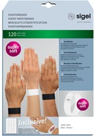 Evenementenbandjes Sigel 255x25mm wit 120 stuks-2