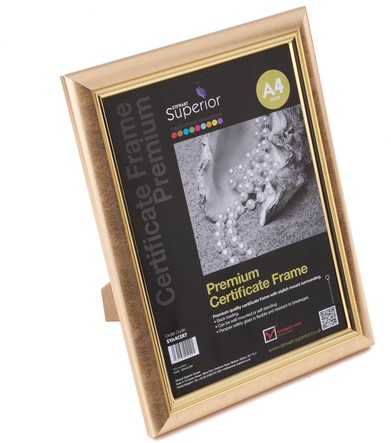 Fotolijst Seco A4 goud plexiglas-2