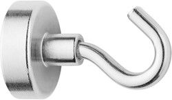 Magneet met haak Westcott 25mm zilver Trekkracht +/- 15kg