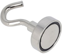 Magneet met haak Westcott 25mm zilver Trekkracht +/- 15kg-1