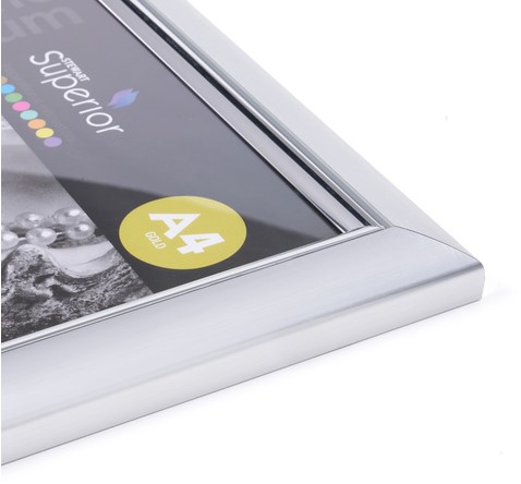 Fotolijst Seco A4 zilver plexiglas-3
