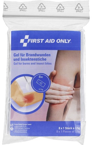 Brandwondengel First Aid Only 3,5g pak 8 stuks