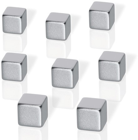 Magneten Sigel Be!board 8 stuks vierkant