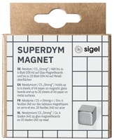 Magneten Sigel Be!board 8 stuks vierkant-2