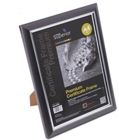 Fotolijst Seco A4 zwart plexiglas-2