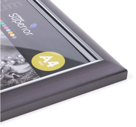 Fotolijst Seco A4 zwart plexiglas-3