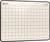 Wisbord Legamaster emaille staal geruit + blanco-6