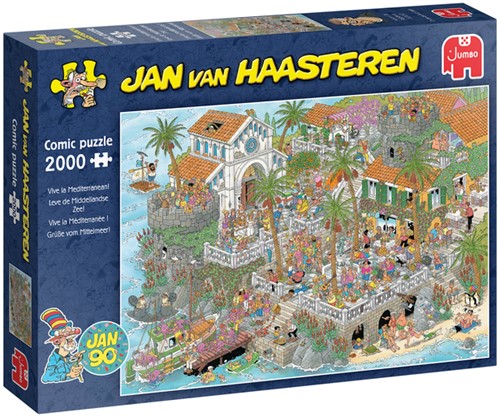 Puzzel Jan van Haasteren Leve de Middellandse Zee 2000st