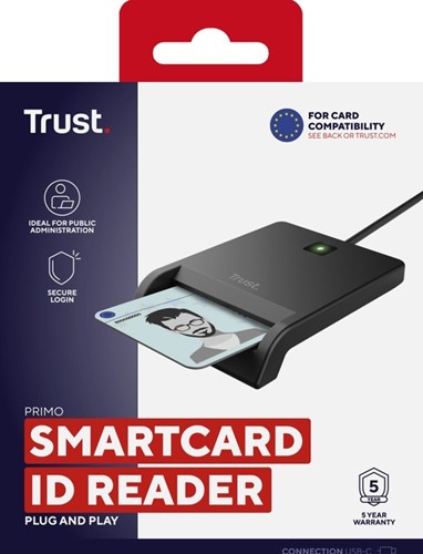 Smartcardlezer Trust Primo voor identiteitsbewijzen USB-C-2