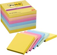 Memoblok Post-it 654 Super Sticky 76x76mm Summer Sorbet 6 stuks-2