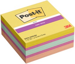Memoblok Post-it 2014 Super Sticky kubus Summer Sorbet 355 vel
