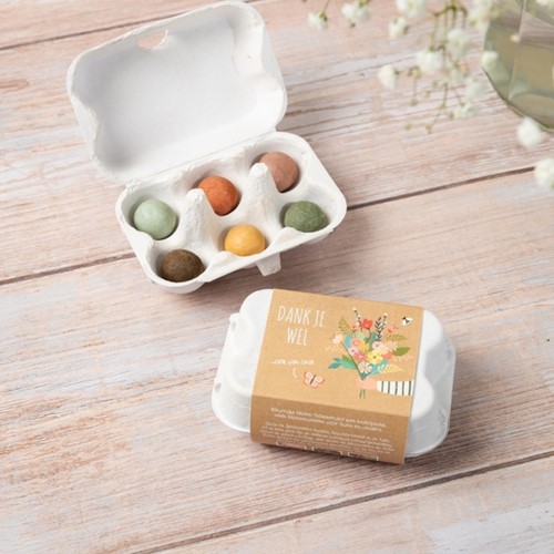 Giftbox Blossombs Dank je wel eierdoosje à 6 zaadbommetjes-2
