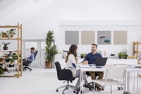 Prikbord Legamaster BOARD-UP akoestisch 75x75cm quiet grey-1