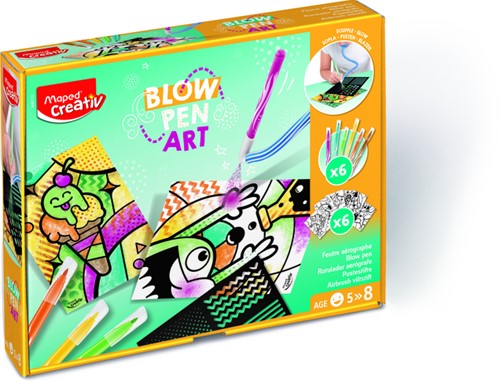 Blowpen Maped Creativ Art Pop Art complete activiteit-2